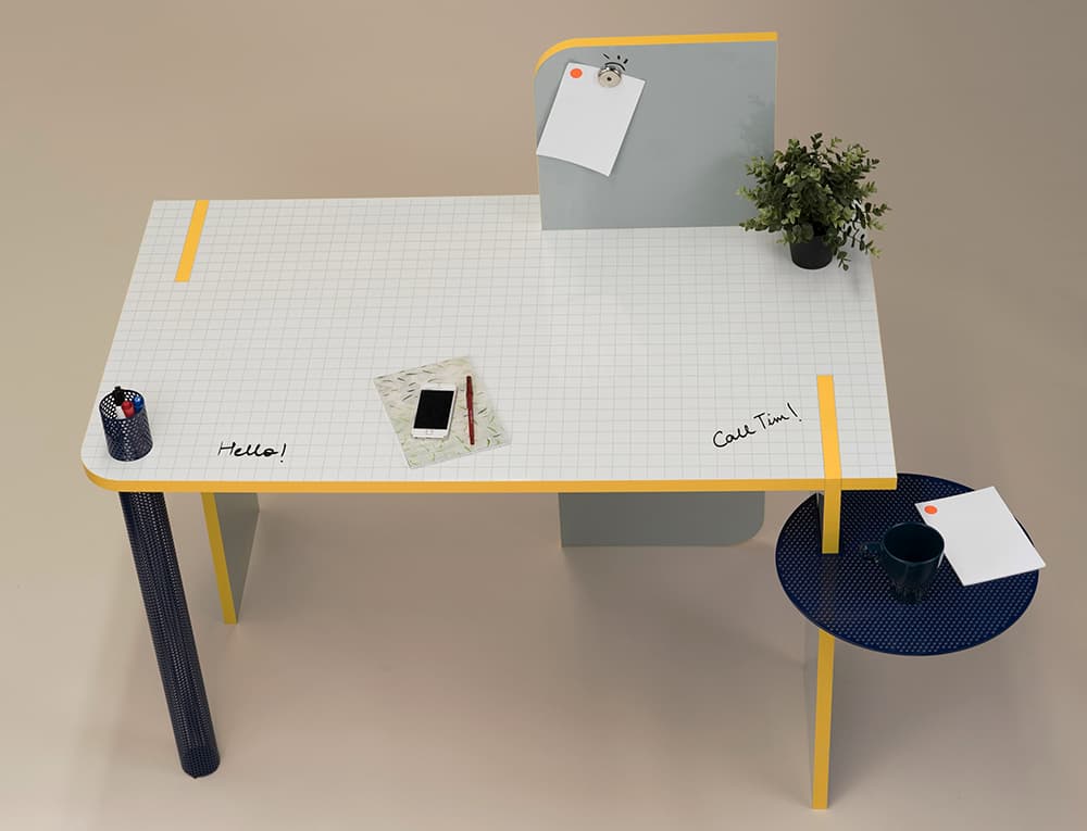 Extrude: a Functional and Playful Desk Design from Jayati Sinha