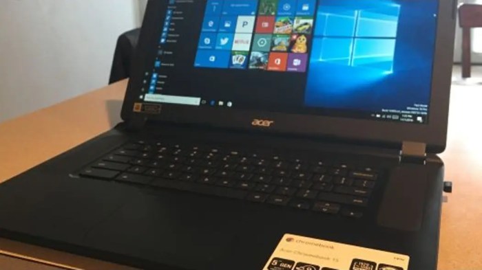 Can you download windows on a chromebook
