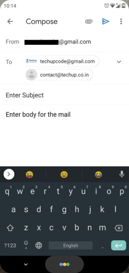 How to send email from react-native application