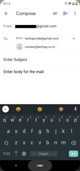 How to send email in react-native application