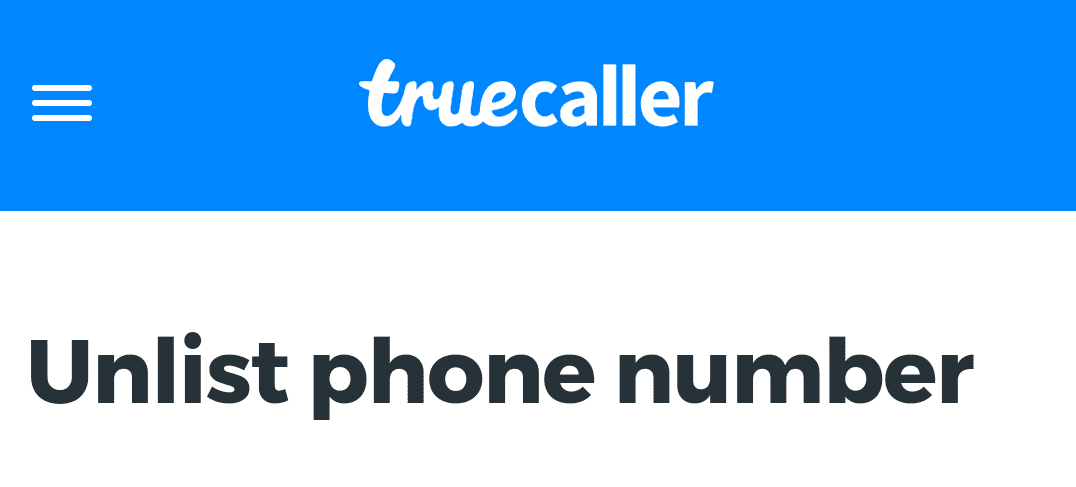 How To Delist Your Phone Number From Truecaller