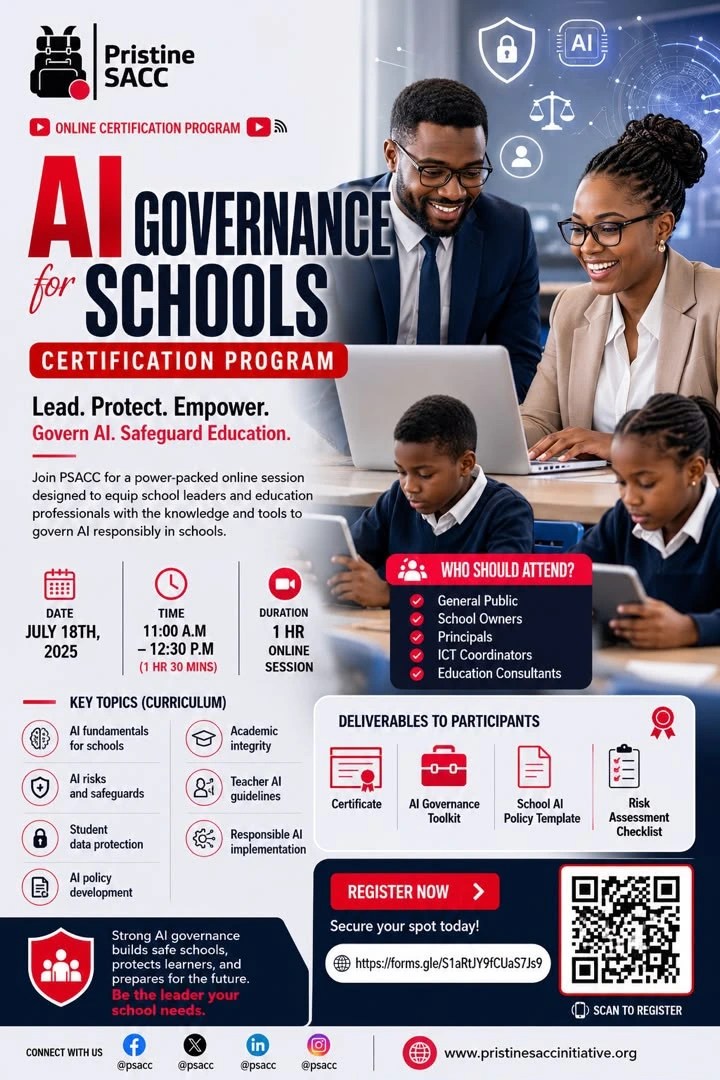Registration Opens for AI Governance for Schools Certification Programme