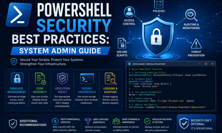 PowerShell Security Best Practices: System Admin Guide