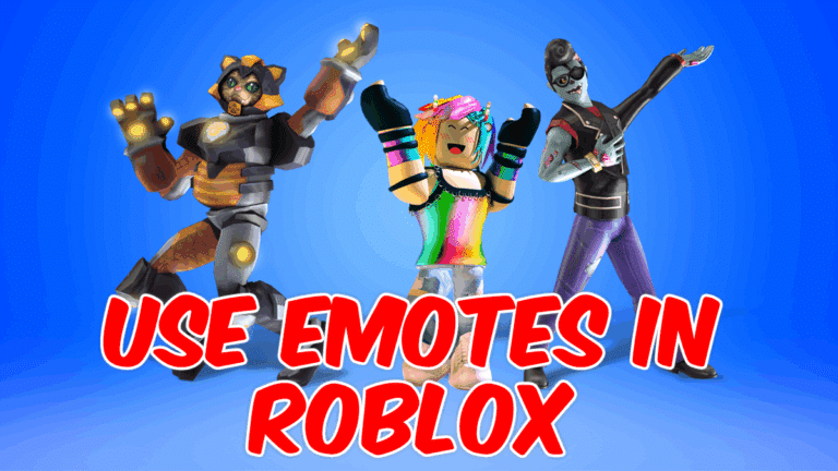 How To Use Emotes In Roblox On PC And Mobile Emotes In Roblox 768x432 