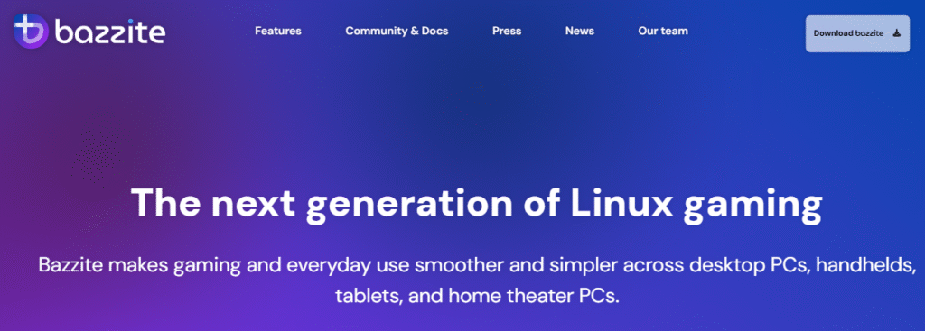 Bazzite – The next generation of Linux gaming