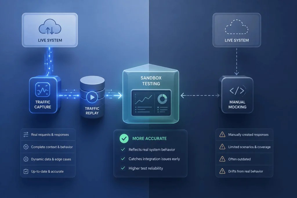 How Traffic Capture and Replay Make Sandbox Testing More Accurate Than Traditional API Mocking