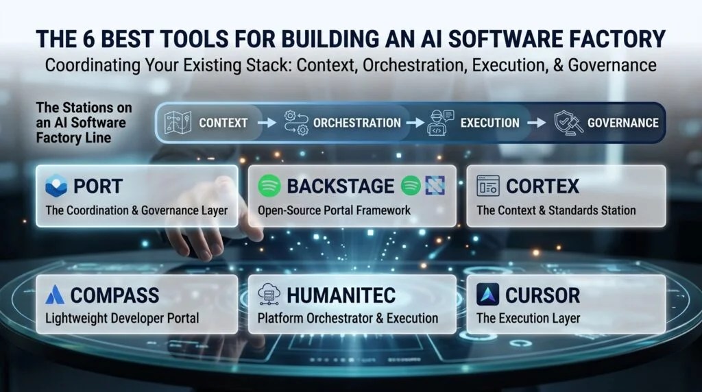 Best 6 Tools for Building an AI-Powered Software Factory on Your Existing Stack