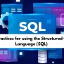 Best Practices For Using The Structured Query Language (SQL) - Techyv.com