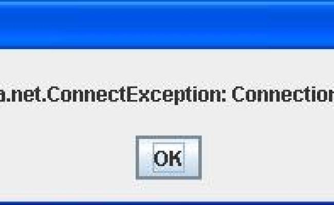 Error: Java.net.ConnectException: Connection Refused: Connect - Techyv.com