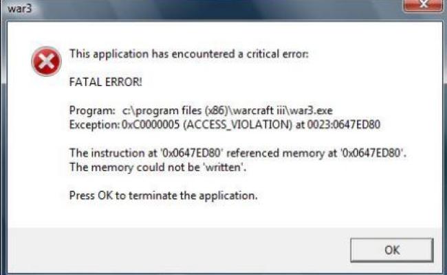 Fatal error game render has just crashed. Фатальная ошибка игры. this application has encountered a critical error fatal error warcraft. fatal error виндовс. фатальная ошибка симпл.