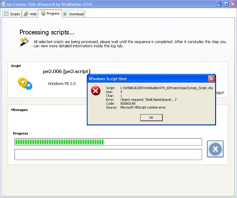 Ошибка windows script host task vbs. Windows script host. Windows automated installation Kit. Host Error. VBS win Server.