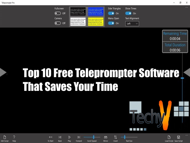 Are you looking to create great scripts which scroll automatically on your screen? Top 10 Free Teleprompter Software That Saves Your Time Techyv Com