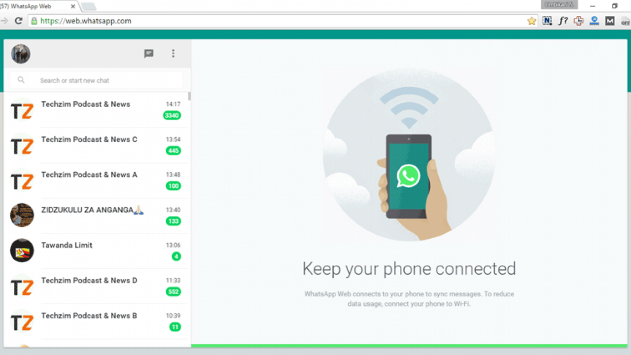 Complete Guide On Using Whatsapp On Your Desktop Laptop Whatsapp Web Techzim