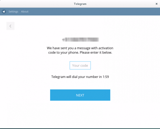 Telegram Verification Code