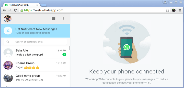 How To Use Whatsapp On Linux Using Whatsapp Web Client