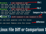 10 Best File Comparison And Difference Diff Tools In Linux