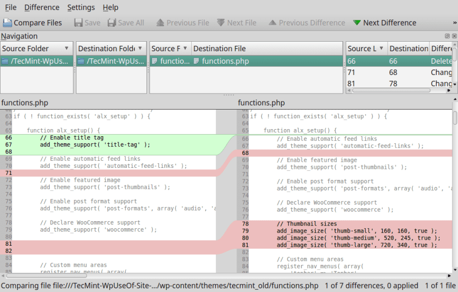9 Best File Comparison and Difference (Diff) Tools for Linux