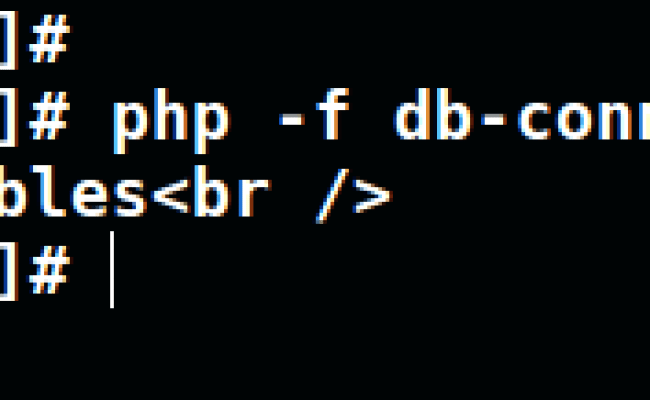 How To Test PHP MySQL Database Connection Using Script