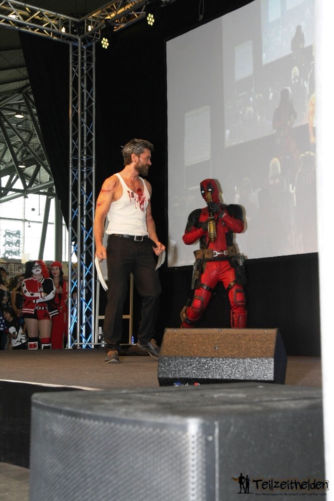 Das ist nicht Hugh Jackman, wirklich! Lucky Logan sieht ihm aber ziemlich ähnlich.
