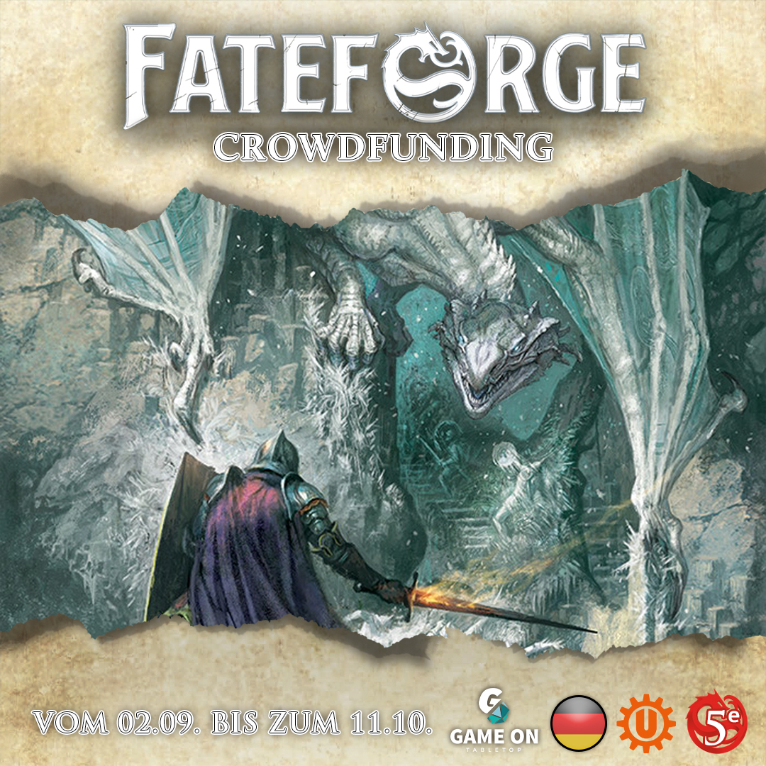 Die Kampagne von Fateforge läuft noch bis nach der Messe. © Uhrwerk Verlag