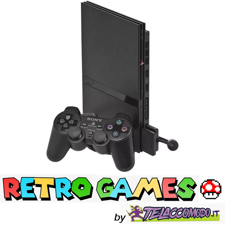 SONY PLAYSTATION 2 SLIM (PS2 SLIM) RICONDIZIONATA CON JOYPAD E MEMORY CARD  - Telaccomodo.it