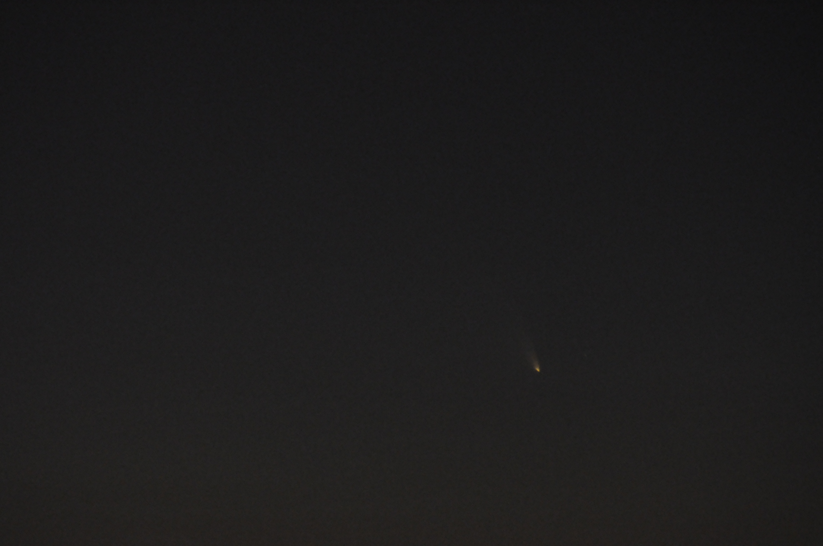 Cometa C/2011 L4 des de Dosrius. Carles Corney