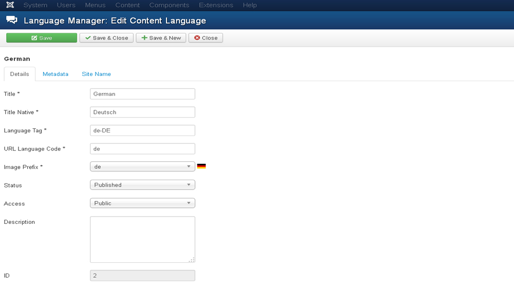 Joomla 3 X Wie Erstellt Man Die Theme Lokalisierung Hilfe