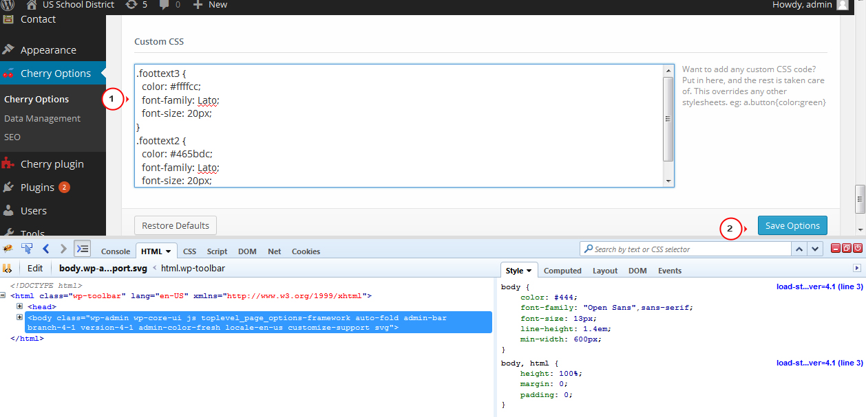 Html boxes are one of the many free applications available. WordPress. How to add custom content to header/footer - Template Monster Help
