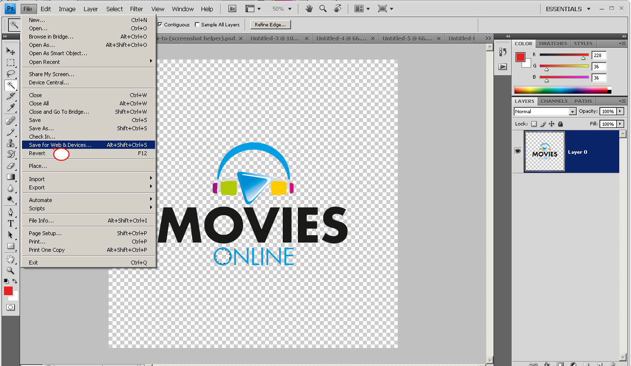 How To Make Background Transparent In Photoshop