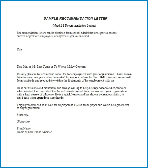 Reference Letter Template Reference Letter Format Canada Immigration Forum