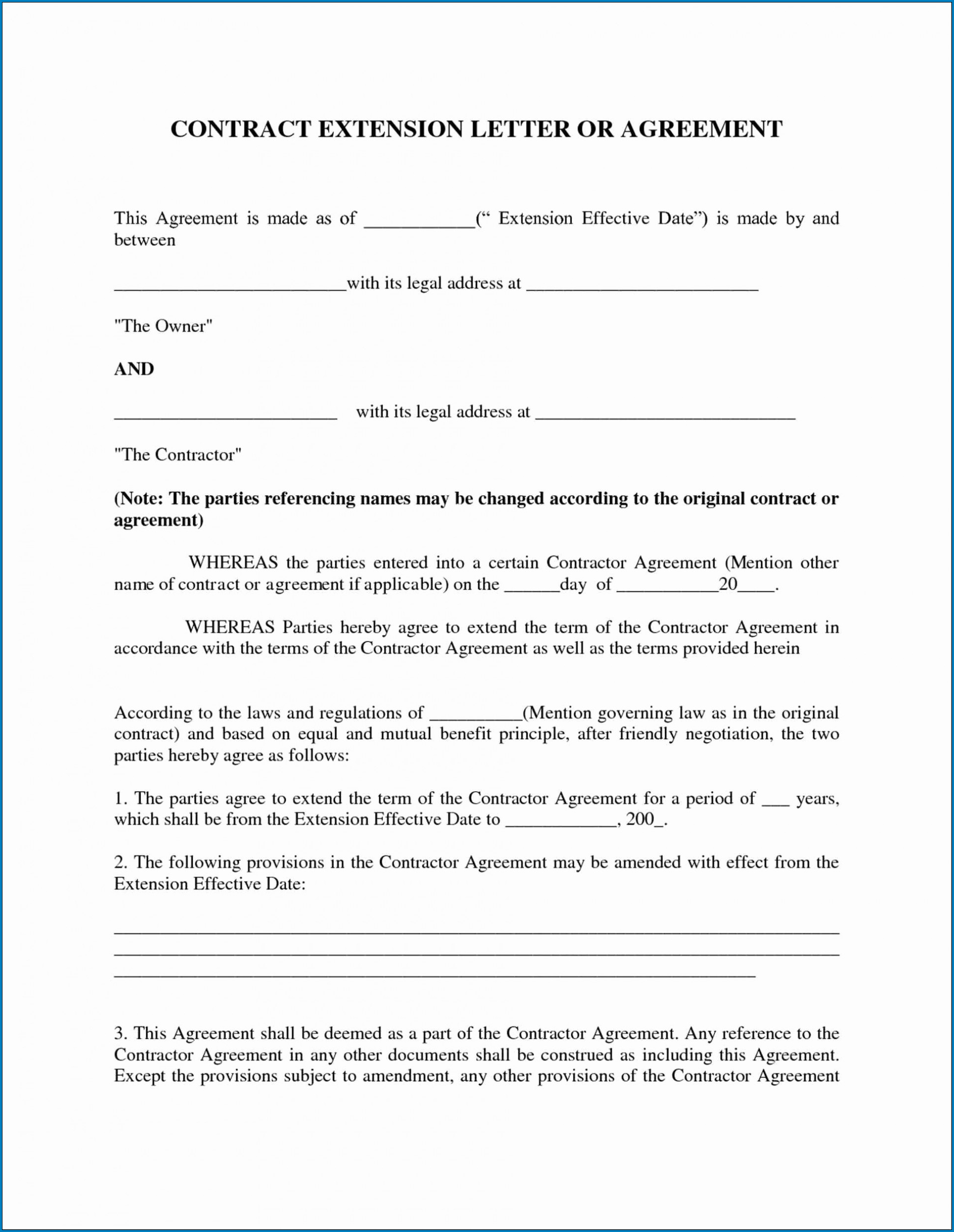 Free Printable Mutual Agreement Between Two Parties Templateral