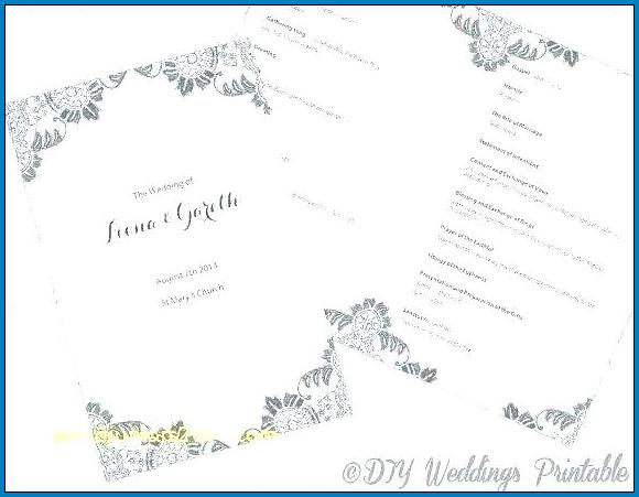 Free Printable Program Booklet Template - Abstract Texture Collection - HD Quality