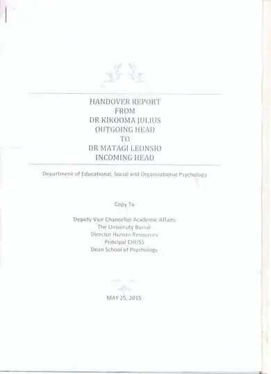 11 Free Handover Report Templates Word Excel Pdf Formats