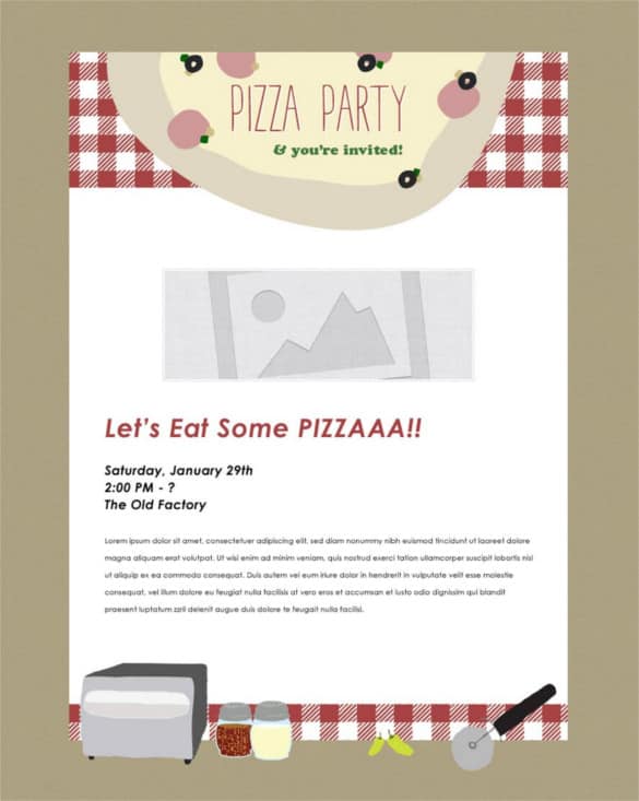 Email Invitation Templates Word Excel Samples