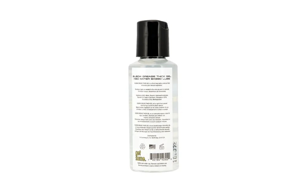 Elbow Grease H2O Classic Thick Gel - 2.4 Oz. Lubes & Essentials B. Cummings
