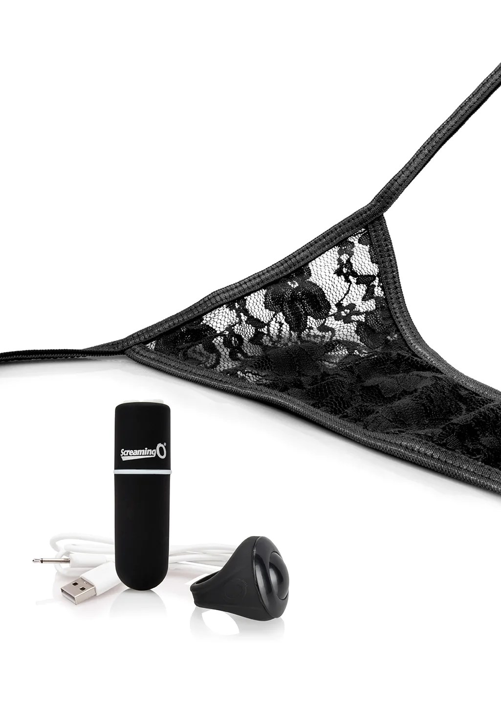 My Secret Charged Remote Control Panty Vibe - Black Panties & Thongs Screaming O