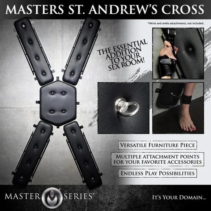 Ms Masters St Andrew's Cross BDSM & Kink XR Brands