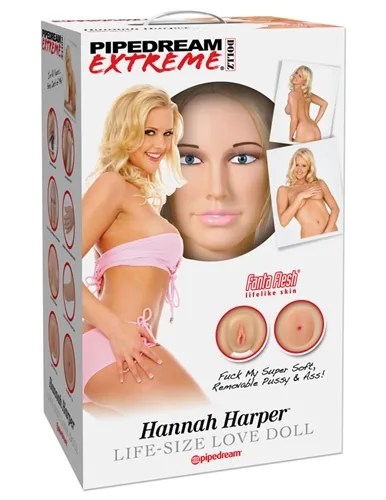 Pipedream Extreme Dollz Hannah Harper Life Size Love Doll Strokers & Pumps Pipedream