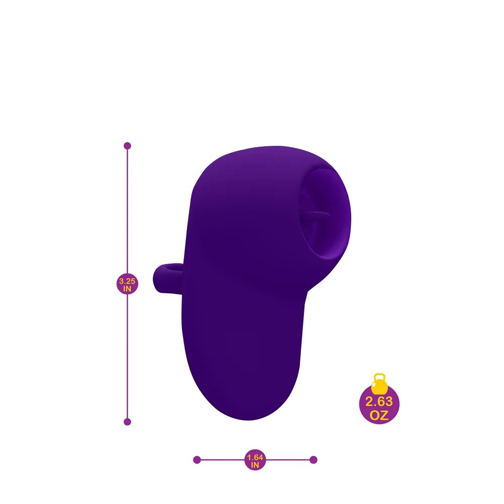 Kenley Flickering Finger Vibe - Violet Vibrators Viben