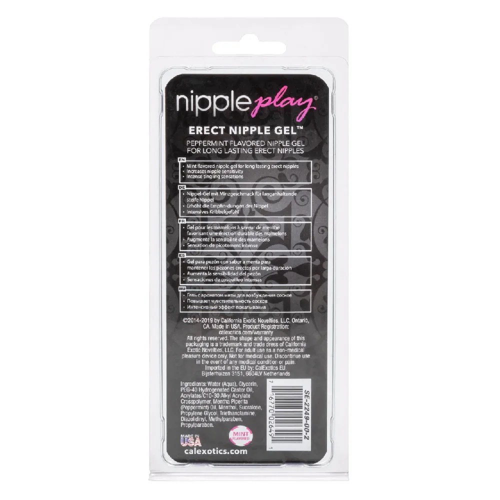 Nipple Play Erect Nipple Gel - Mint Lubes & Essentials CalExotics