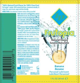 ID Frutopia Natural Flavor Banana 1 Oz Lubes & Essentials I.D. Lubricants