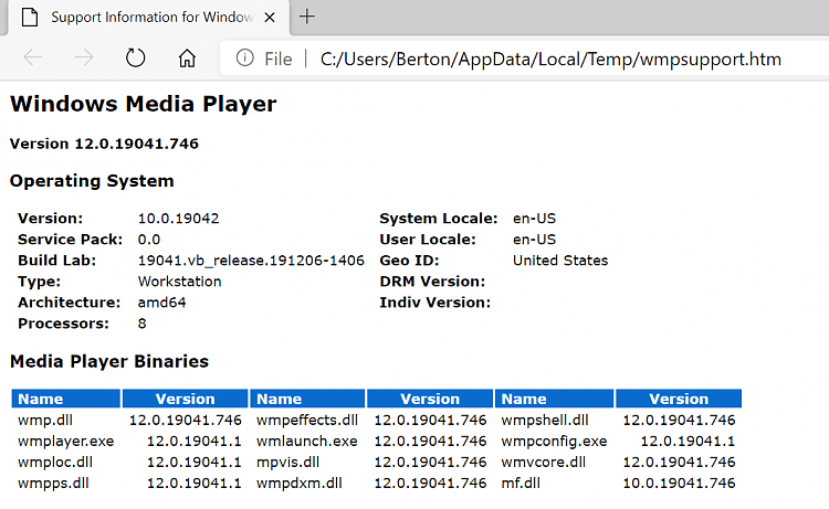If you want to reinstall windows media player, try the following: Windows Media Player 64 Bit Windows 10 Forums