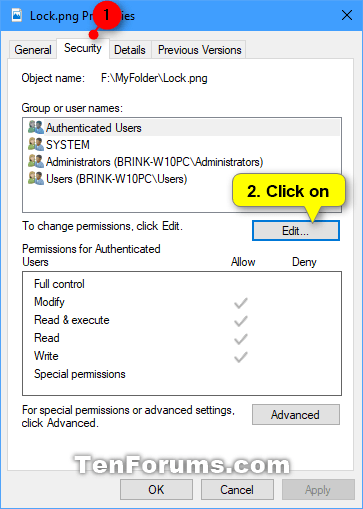 Change Permissions Of Objects For Users And Groups In Windows 10 Tutorials Responsible for leading the companys global research engineering and product management teams.