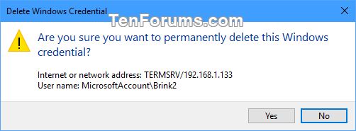 Delete Windows Remote Desktop Connection Saved Credentials - Vintage Arts - Amazing High Resolution Collection