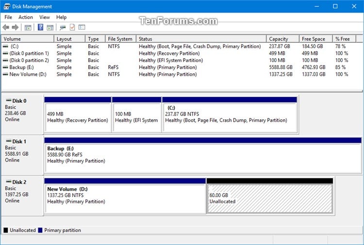 Image Result For Delete Volume Or Par Ion In Windows Tutorials Tens