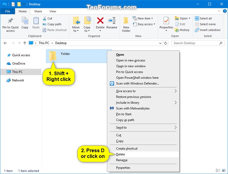Gratuito Download immagini Delete Folder In Windows 10 Tutorials il piu cool da parte di