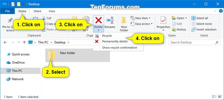 Scarica Gratis immagini Delete Folder In Windows 10 Tutorials ultima saluti