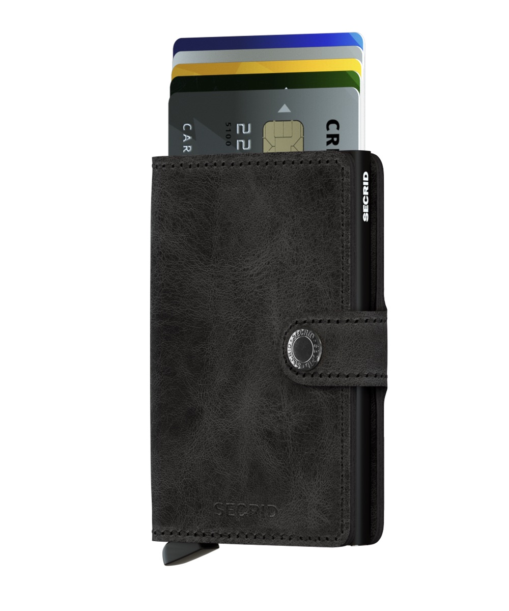 Secrid Miniwallet Vintage Black-Black