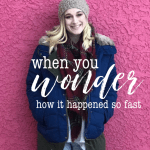 Here's the truth, the wonder of it all, as far as I can tell — God fills in ALL our gaps. He knows the places we fail, the weaknesses we bring to the parenting table ... and we can trust His able and He is enough. Even when we are so desperately aware we are not either of those.