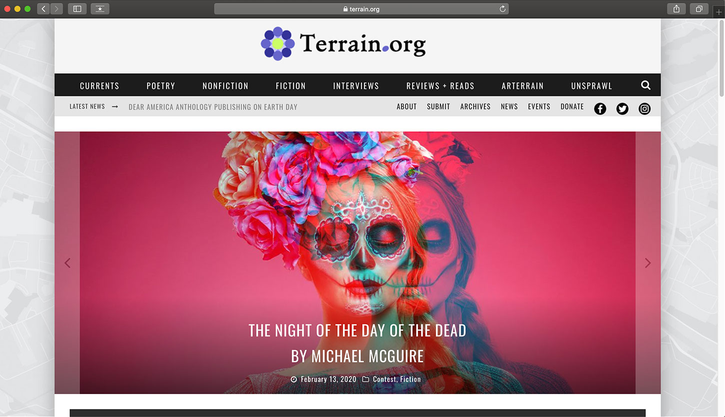 Terrain.org home page